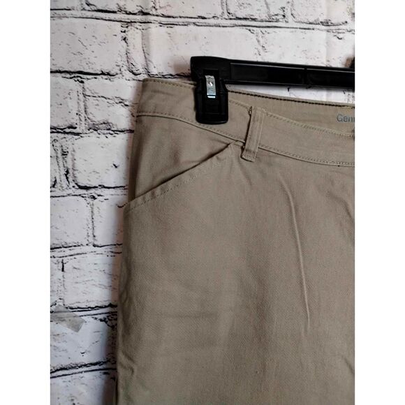 Dickies Womens Tan Straight Leg Chino Style Flat Front Size 12R - Picture 4 of 8